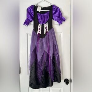 Costume dress up victorain renaissance girls size 4/6 PMG Halloween witch